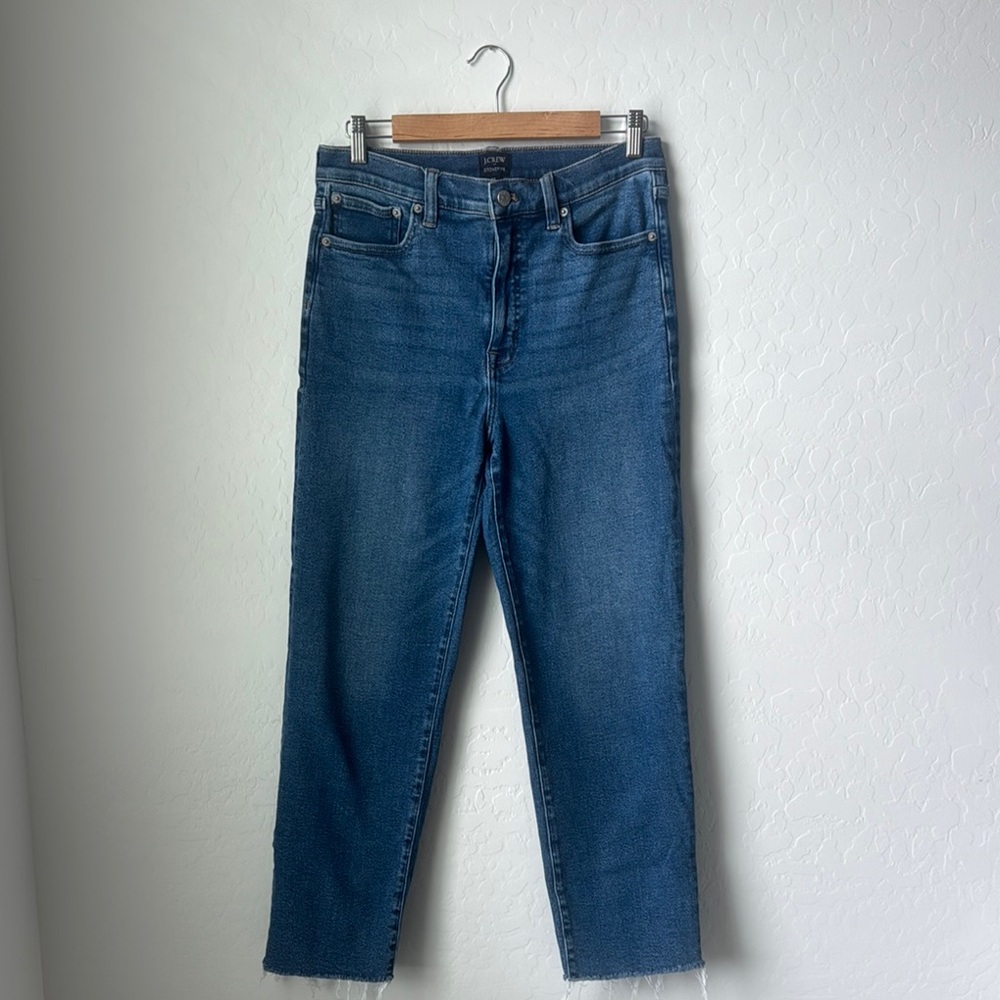 J. Crew Ankle Cropped Jeans in Classic Blue